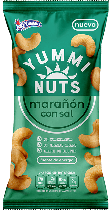 Yummi Nuts Semillas de Marañón con Sal - Yummi Nuts